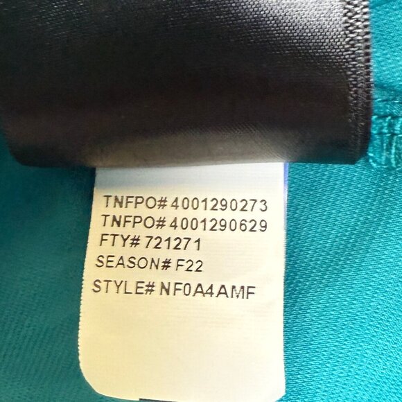 North Face Womens Flyweight Hoodie Jacket Teal Size M, Style NF0A4MF, EUC - Picture 11 of 11